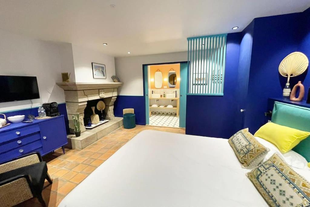 Chambre Majorelle - Rdc - Plage 50M - Rue Gratuite Saint-Malo Esterno foto